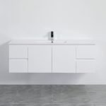 POSEIDON X-P154WH X-PVC WALL HUNG VANITY GLOSS WHITE