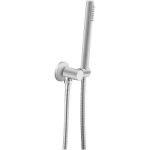 AQUAPERLA BU2131.SH ROUND HAND SHOWER RAIL WITH HANDHELD SHOWER BRUSHED NICKEL