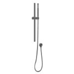 AQUAPERLA GM2147-1.SH ROUND SHOWER RAIL WITH HANDHELD SHOWER GUN METAL GREY