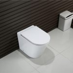UDBK FP99 WALL FACED FLOOR PAN 370x545x360MM GLOSS WHITE