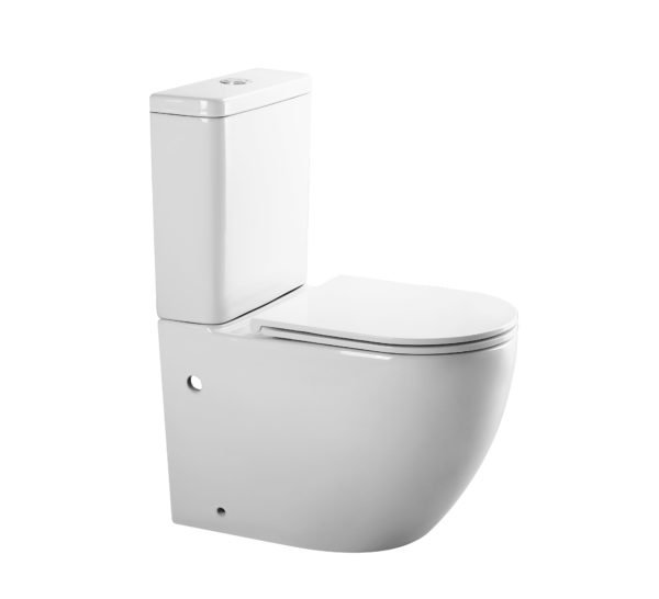 UDBK WM01 RIMLESS TOILET SUITE 620x360x820MM GLOSS WHITE