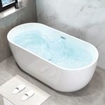 UDBK OVAL-BTH FREE STANDING EGG SHAPE BATHTUB GLOSS WHITE