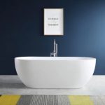 UDBK OVAL-BTH FREE STANDING EGG SHAPE BATHTUB GLOSS WHITE