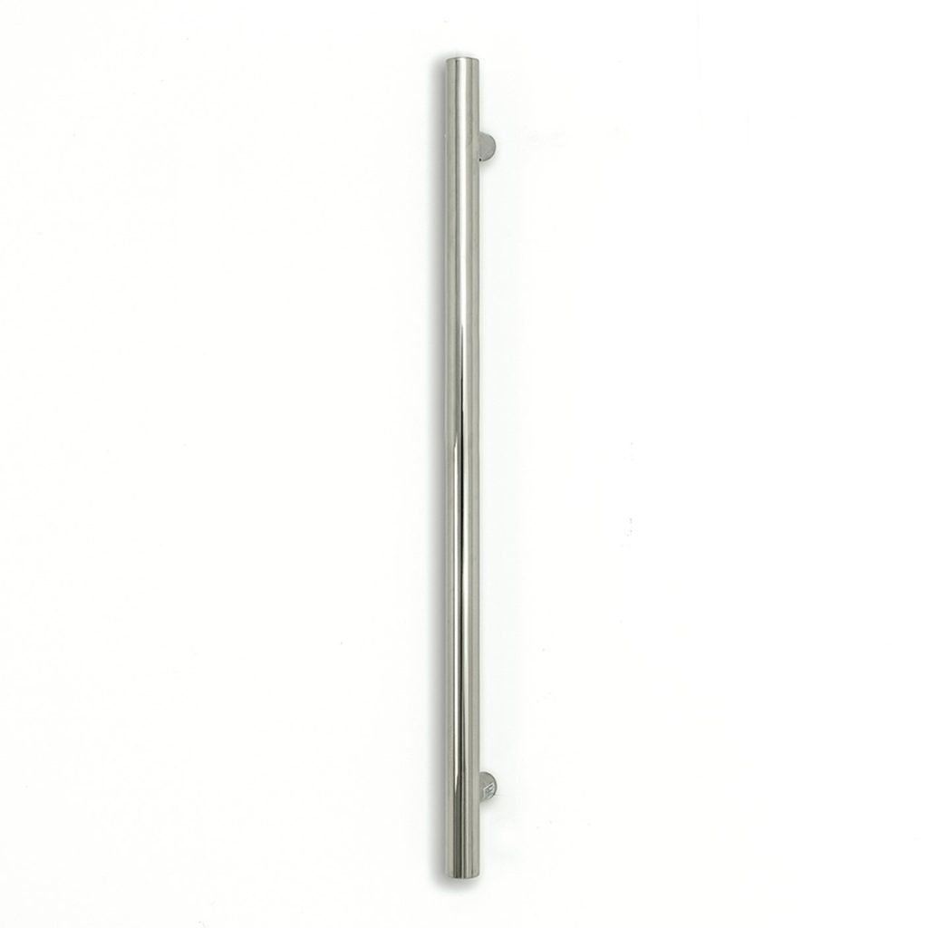 RADIANT VTR-950 12VOLT LOW VOLTAGE ROUND SINGLE BAR VERTICAL HEATED TOWEL RAIL 40 X 950MM COLOURED