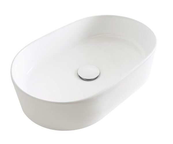 ADP TOPCPAT4528 PATTY OVAL ABOVE COUNTER BASIN GLOSS/MATTE WHITE