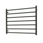 RADIANT RTR08 ROUND HEATED LADDER TOWEL RAIL 900X750MM COLOURED