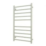 RADIANT RTR02 ROUND HEATED LADDER TOWEL RAIL 600X1100MM COLOURED