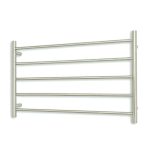 RADIANT RTR07 ROUND HEATED LADDER TOWEL RAIL 950X600MM COLOURED