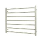 RADIANT RTR08 ROUND HEATED LADDER TOWEL RAIL 900X750MM COLOURED