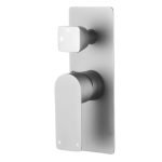 AQUAPERLA 0165.ST VOG SHOWER/BATH WALL MIXER WITH DIVERTER CHROME AND COLOURED