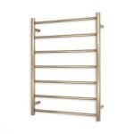 RADIANT RTR01 ROUND HEATED LADDER TOWEL RAIL 600X800MM COLOURED