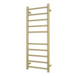 RADIANT RTR430 ROUND HEATED LADDER TOWEL RAIL 430X1100MM COLOURED