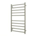 RADIANT RTR02 ROUND HEATED LADDER TOWEL RAIL 600X1100MM COLOURED