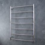 RADIANT LTR02-800 ROUND NON-HEATED LADDER TOWEL RAIL 800X1130MM MIRROR POLISHED