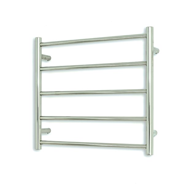 RADIANT LTR03-600 ROUND NON-HEATED LADDER TOWEL RAIL 600X550MM MIRROR POLISHED