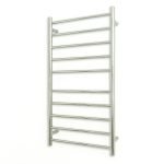 RADIANT RTR02 ROUND HEATED LADDER TOWEL RAIL 600X1100MM COLOURED