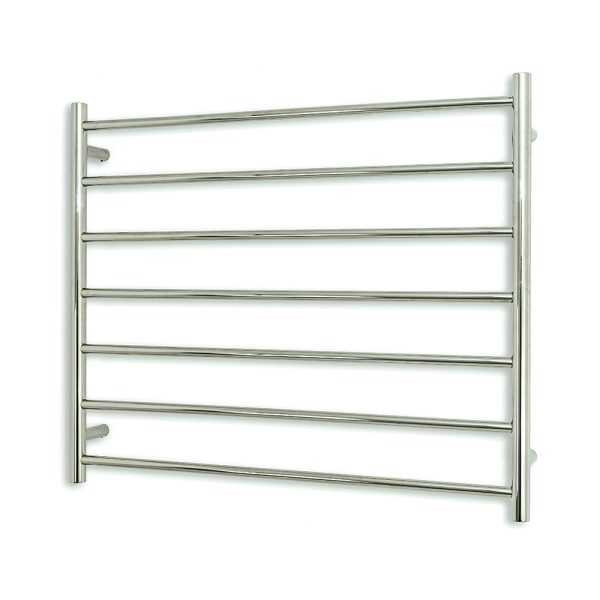 RADIANT RTR08 ROUND HEATED LADDER TOWEL RAIL 900X750MM COLOURED