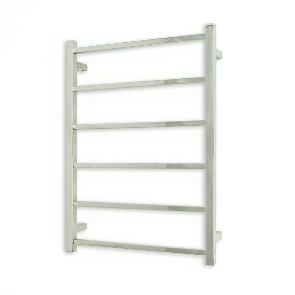 RADIANT SLTR01-600 SQUARE NON-HEATED LADDER TOWEL RAIL 600X830MM MIRROR POLISHED