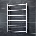 RADIANT SLTR01-600 SQUARE NON-HEATED LADDER TOWEL RAIL 600X830MM MIRROR POLISHED
