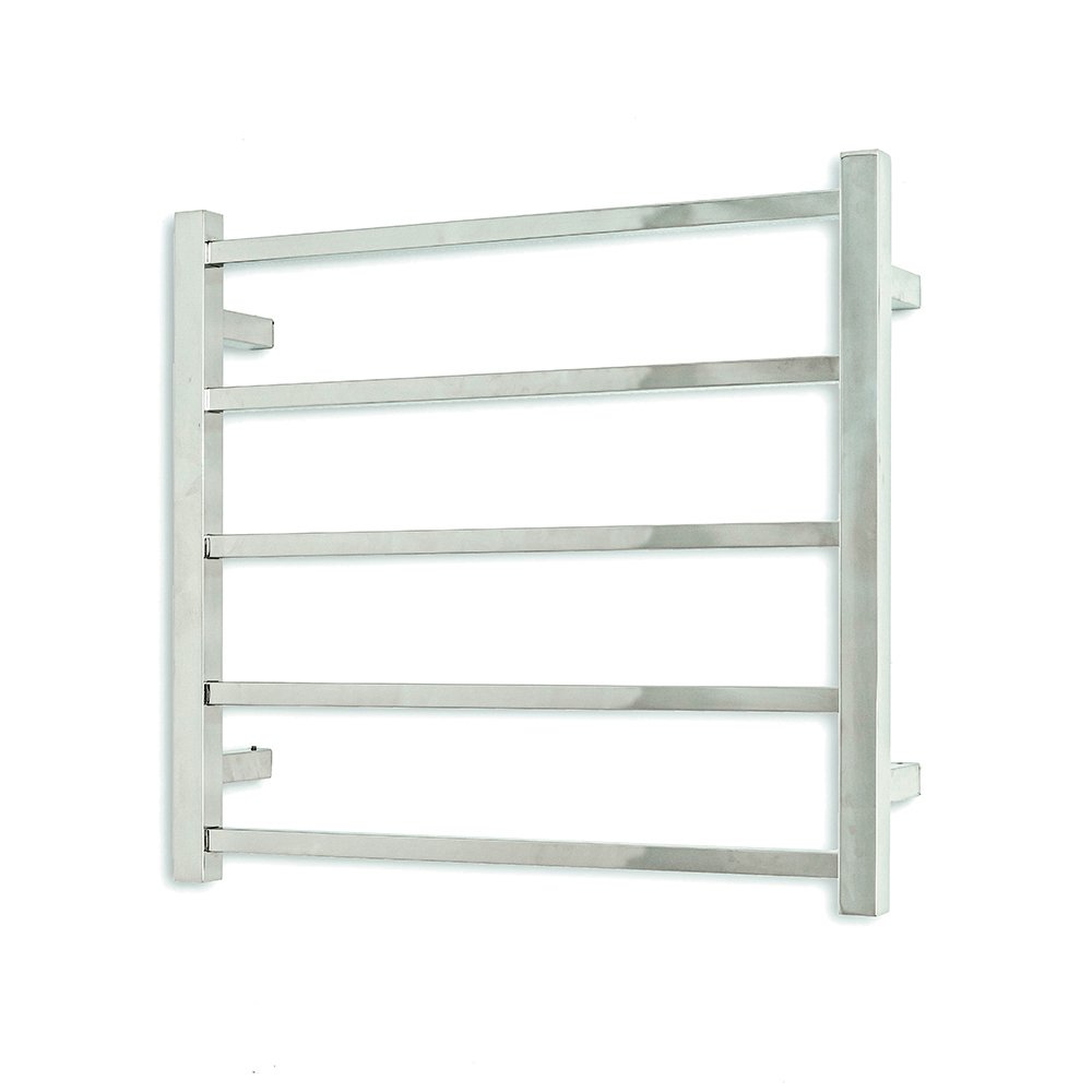 RADIANT SLTR03-600 SQUARE NON-HEATED LADDER TOWEL RAIL 600X550MM MIRROR POLISHED