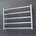 RADIANT SLTR03-600 SQUARE NON-HEATED LADDER TOWEL RAIL 600X550MM MIRROR POLISHED