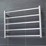 RADIANT SLTR03-600 SQUARE NON-HEATED LADDER TOWEL RAIL 600X550MM MIRROR POLISHED