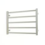 RADIANT SLTR03-750 SQUARE NON-HEATED LADDER TOWEL RAIL 750X550MM MIRROR POLISHED