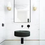 NOOD CO BL1-2 BOWL WALL HUNG ROUND BASIN COLOURED