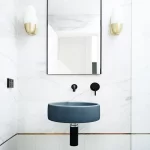 NOOD CO BL1-2 BOWL WALL HUNG ROUND BASIN COLOURED
