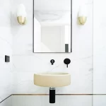NOOD CO BL1-2 BOWL WALL HUNG ROUND BASIN COLOURED