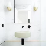 NOOD CO BL1-2 BOWL WALL HUNG ROUND BASIN COLOURED