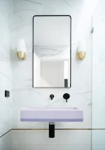 NOOD CO BX2-2 BOX WALL HUNG TWO TONE RECTANGLE BASIN COLOURED