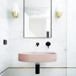 NOOD CO PL1-2 PILL WALL HUNG OVAL BASIN COLOURED