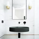 NOOD CO PL1-2 PILL WALL HUNG OVAL BASIN COLOURED