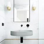 NOOD CO PL1-2 PILL WALL HUNG OVAL BASIN COLOURED