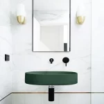 NOOD CO PL1-2 PILL WALL HUNG OVAL BASIN COLOURED