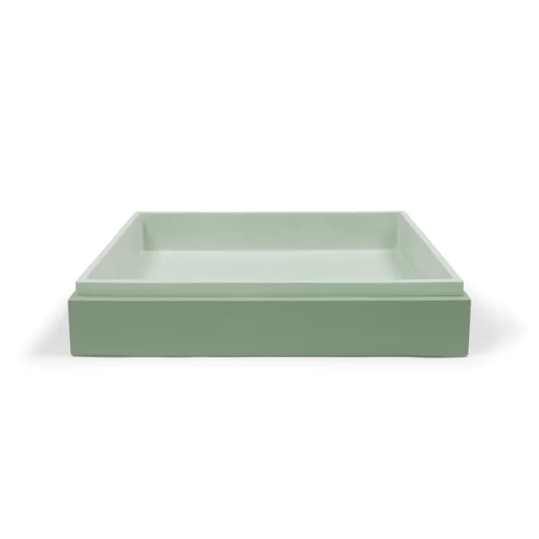 NOOD CO SR2-1 STEPP RECTANGLE SURFACE MOUNT RECTANGLE BASIN COLOURED