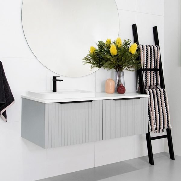 ADP ASHLEY WALL HUNG VANITY POLYURETHANE FINISH CABINET ONLY