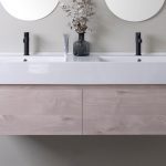 ADP CAPRI WALL HUNG VANITY WITH ITALIAN SCARABEO CERAMIC TOP