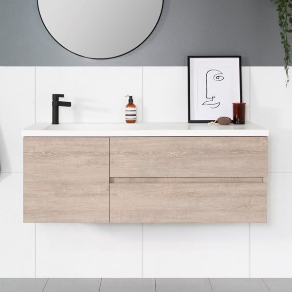ADP DRIFT WALL HUNG VANITY WITH SOLID SURFACE TOP