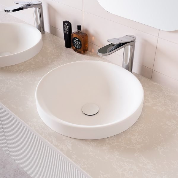 ADP WAVERLEY WALL HUNG VANITY THERMOLAMINATED V-GROOVE FINISH CABINET ONLY