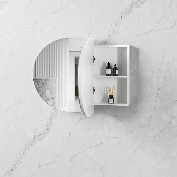 OTTI BOSV9060W BONDI SHAVING CABINET 900 MATTE WHITE