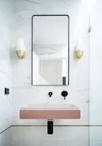 NOOD CO SR2-2 STEPP RECTANGLE WALL HUNG BASIN COLOURED