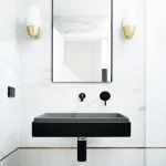 NOOD CO SR2-2 STEPP RECTANGLE WALL HUNG BASIN COLOURED