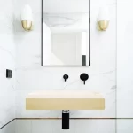 NOOD CO SR2-2 STEPP RECTANGLE WALL HUNG BASIN COLOURED