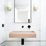 NOOD CO SR2-2 STEPP RECTANGLE WALL HUNG BASIN COLOURED