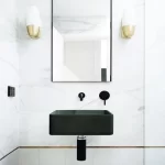 NOOD CO VS1-2 VESL SQUARE WALL HUNG BASIN COLOURED