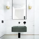 NOOD CO VS1-2 VESL SQUARE WALL HUNG BASIN COLOURED