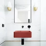 NOOD CO VS1-2 VESL SQUARE WALL HUNG BASIN COLOURED