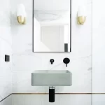 NOOD CO VS1-2 VESL SQUARE WALL HUNG BASIN COLOURED